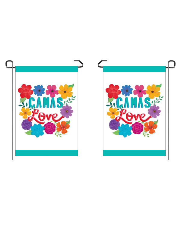 Camas Love Garden Flag