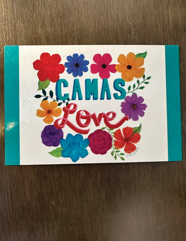Camas Love Postcard