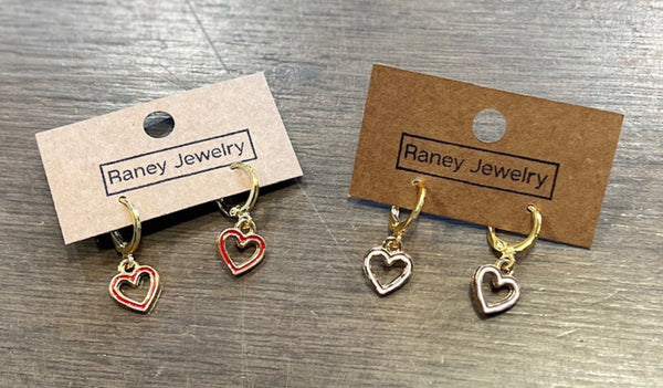 Raney Open Heart Earrings