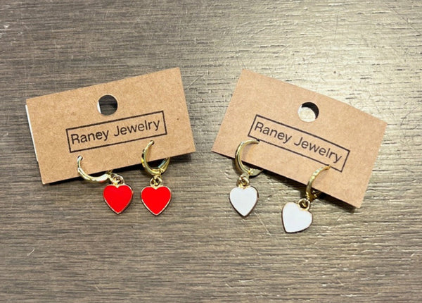 Raney Large Heart Earrings