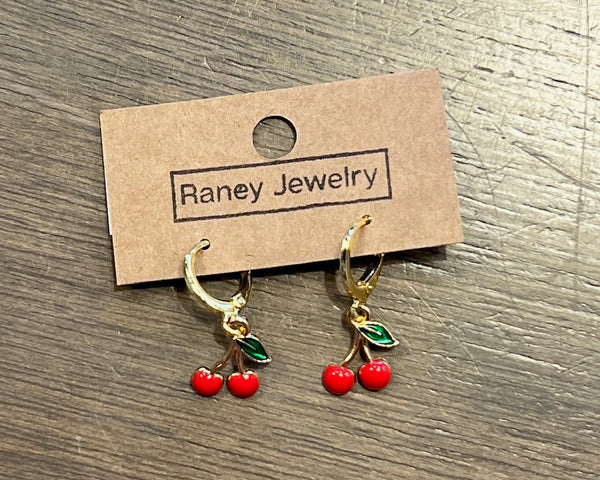 Raney Cherry Earrings