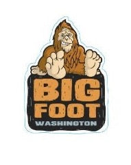 Small Bigfoot Alf Sticker