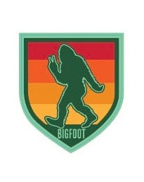 Small Bigfoot Sunset Sticker