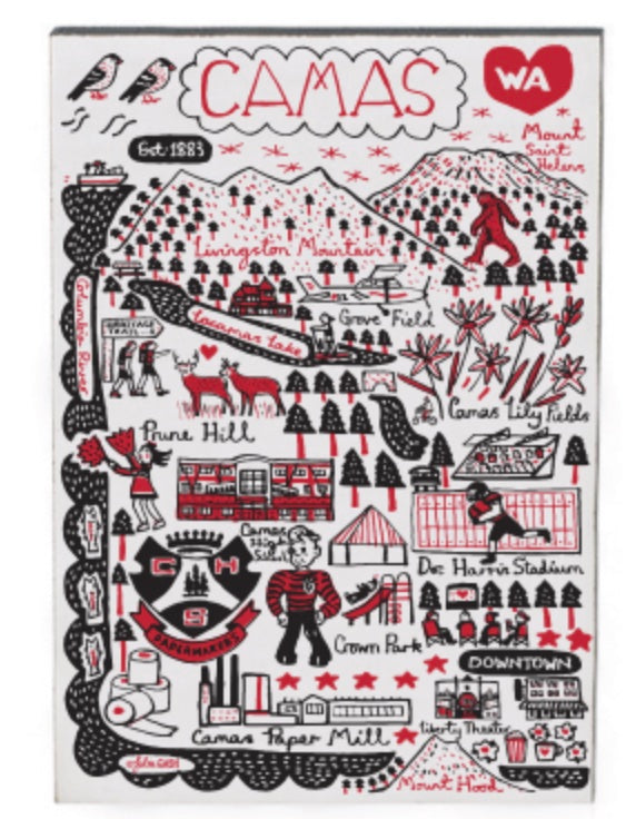 Julia Gash Jumbo Camas Magnet