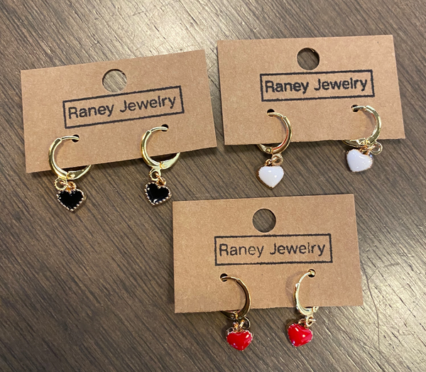 Raney Small Heart Earrings