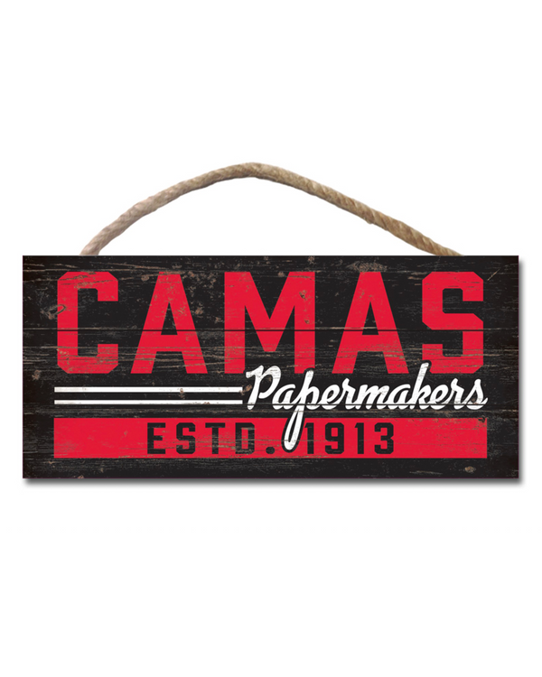 Camas Papermakers Hanging Sign