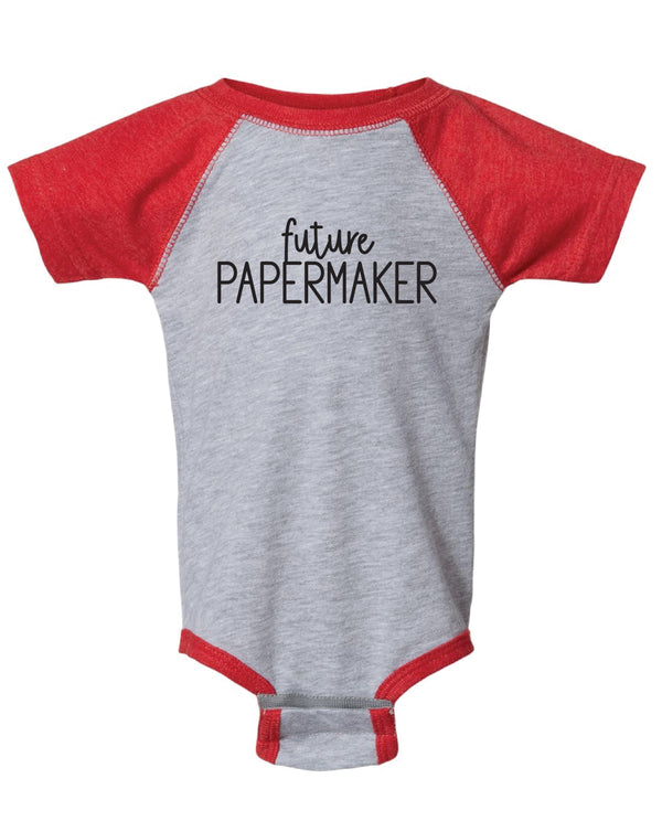 Infant Future Papermaker Raglan Onesie