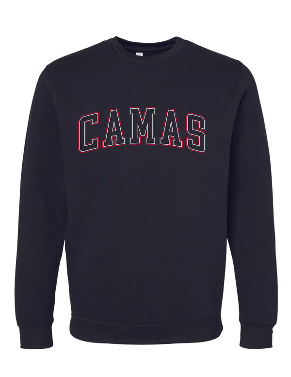 Unisex Double Outline Camas Crew
