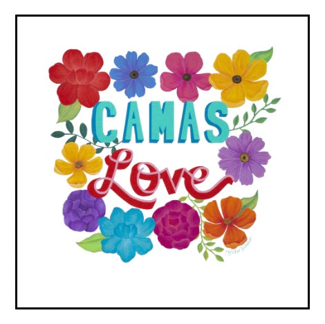 Camas Love Sticker