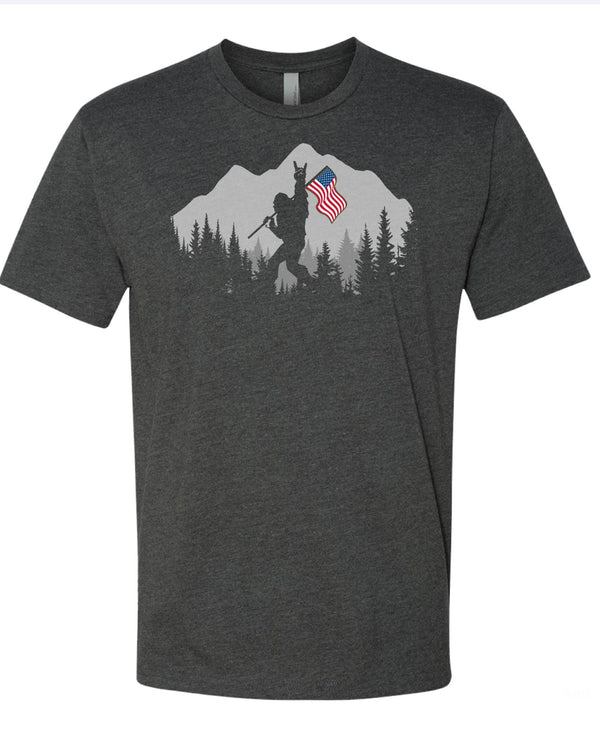 Unisex Bigfoot Flag Tee