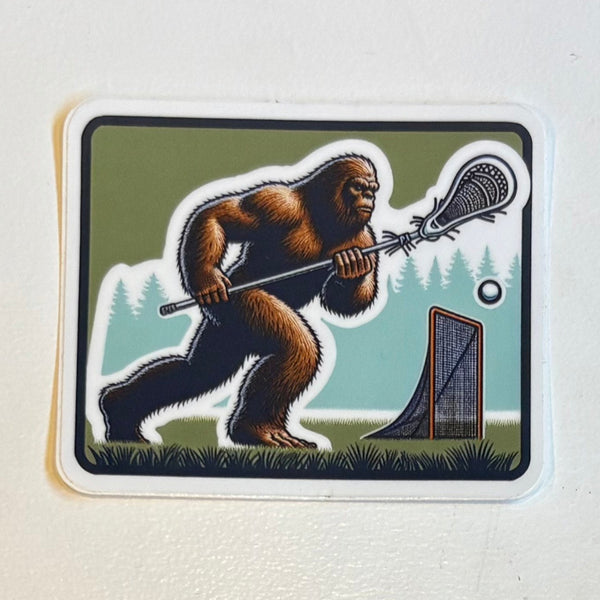Bigfoot Lacrosse Sticker