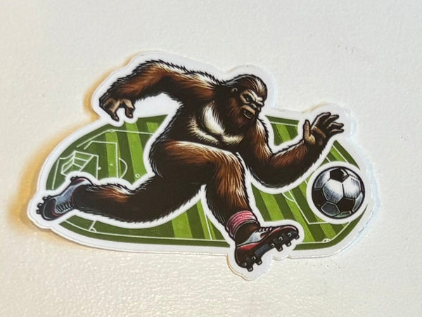 Bigfoot Soccer Sticker