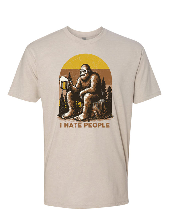 Bigfoot I Hate People Tee