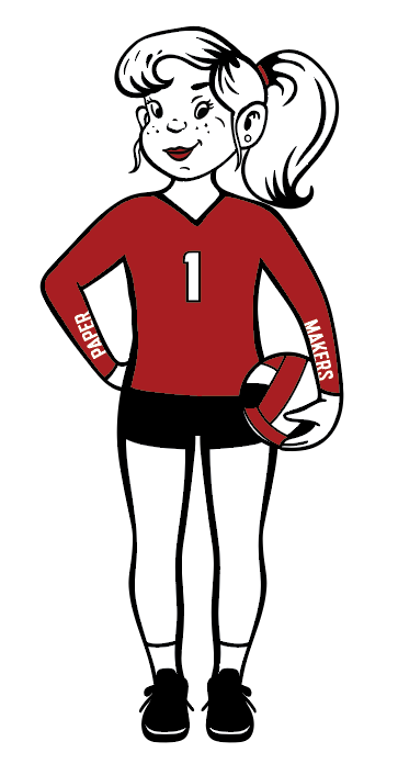 Jill Volleyball Sticker