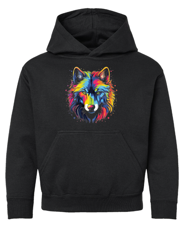 Youth POD WB Rainbow Hoodie