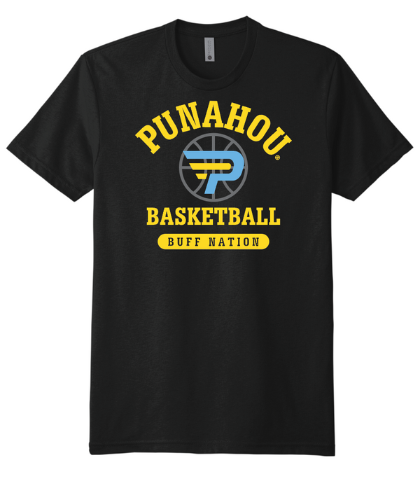 Adult POD Punahou BBall Buff Nation Tee