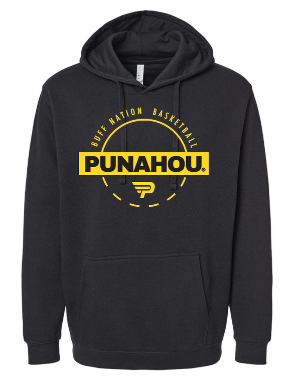 Adult POD Punahou BBall Circle Hoodie