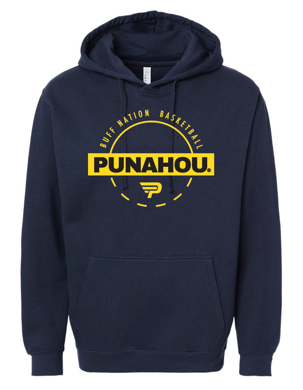Adult POD Punahou BBall Circle Hoodie