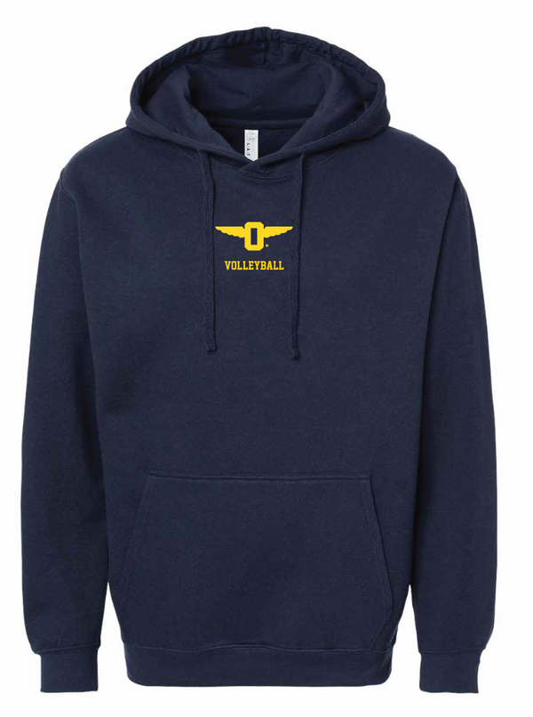 Punahou VB Winged "O" Navy Hoodie