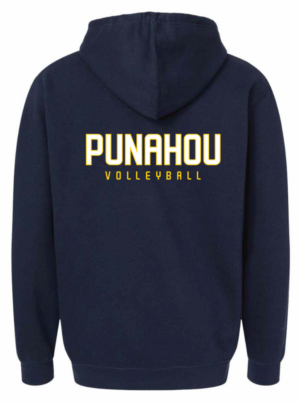 Punahou VB Winged "O" Navy Hoodie