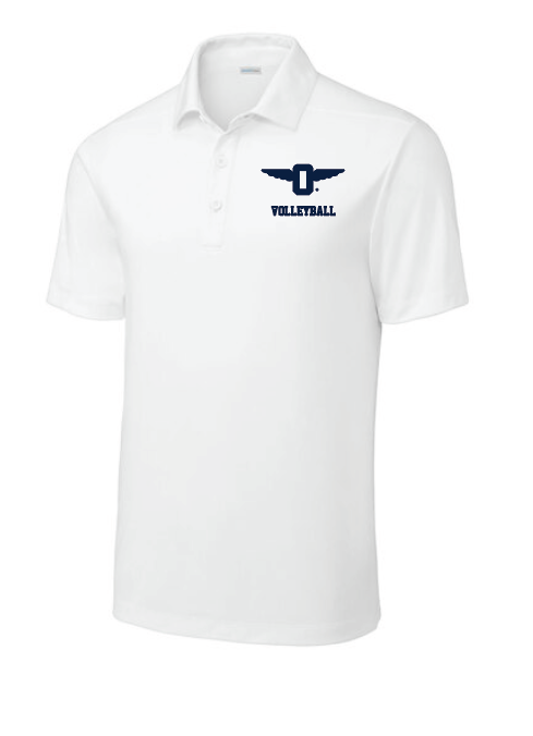 Punahou VB White Polo
