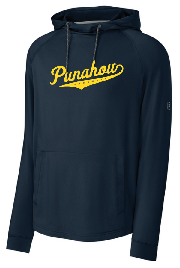 Adult Punahou Baseball Script Performance Hoodie