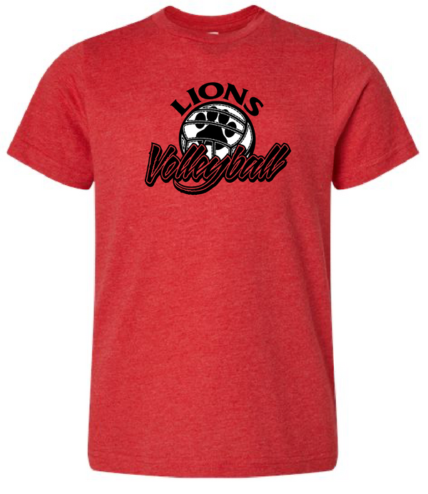 Youth XL POD Lions Volleyball Tee