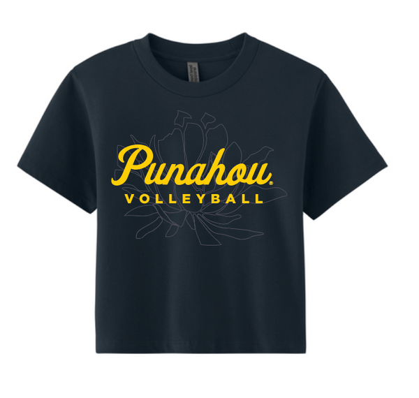 Women's Punahou VB Flower Boxy Tee