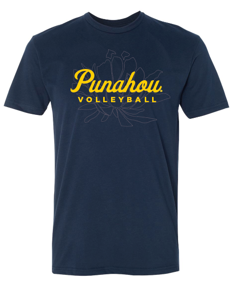 Unisex Punahou VB Flower Tee