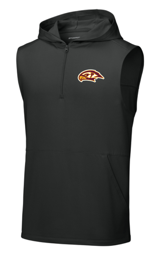 Prairie Football Coach S/L Hooded 1/4 Zip