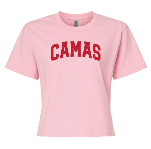Women's Camas Arch Pink Boxy Tee