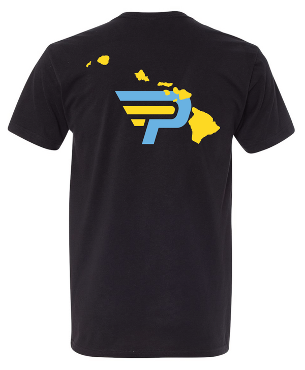 Adult POD Punahou BBall Islands Tee