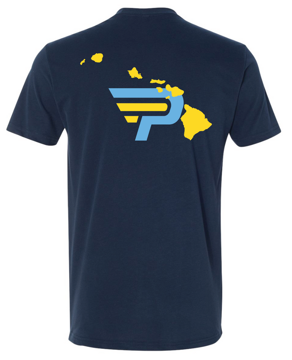 Adult POD Punahou BBall Islands Tee