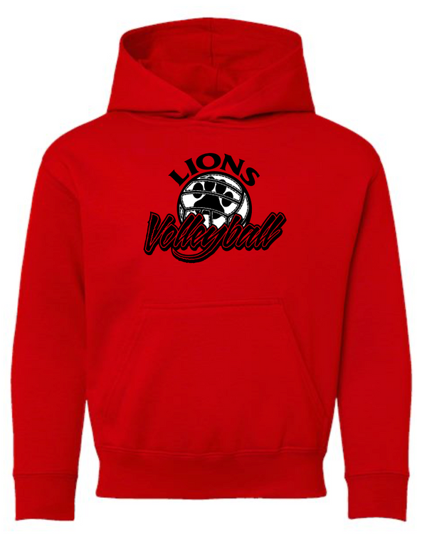 Youth XL POD Lions Volleyball Hoodie