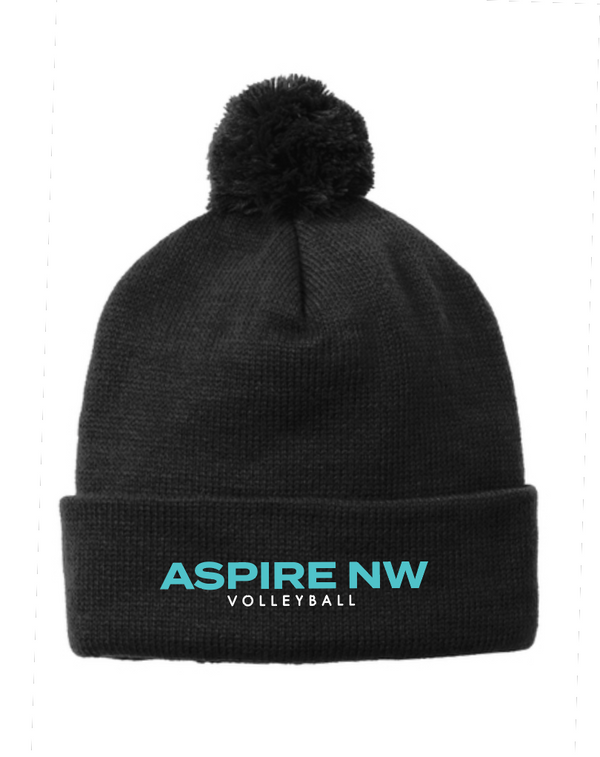 Aspire Pom Pom Beanie