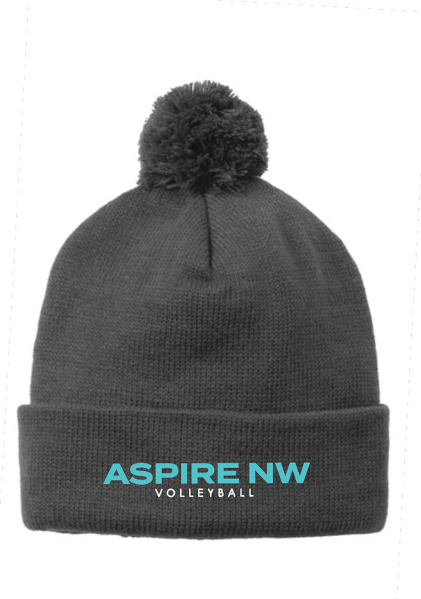 Aspire Pom Pom Beanie