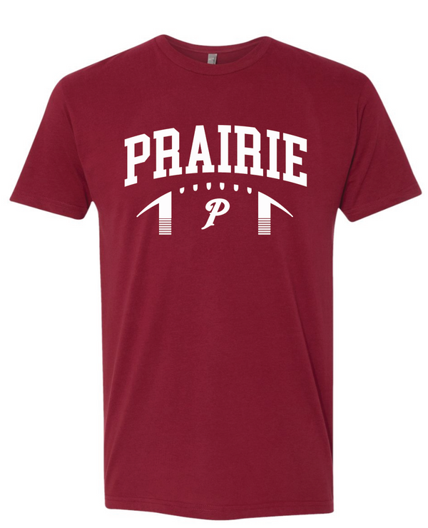 Unisex Premium Prairie Football Tee - Cardinal
