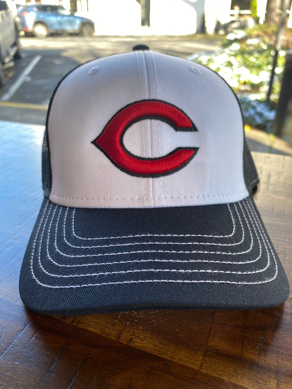Camas C Wht/Blk Snapback Hat