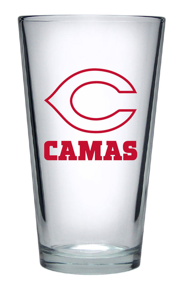 C CAMAS Pint Glass