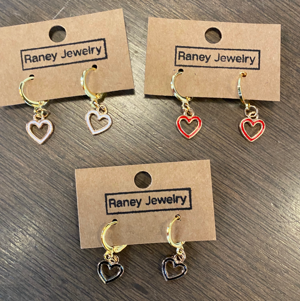 Raney Open Heart Earrings